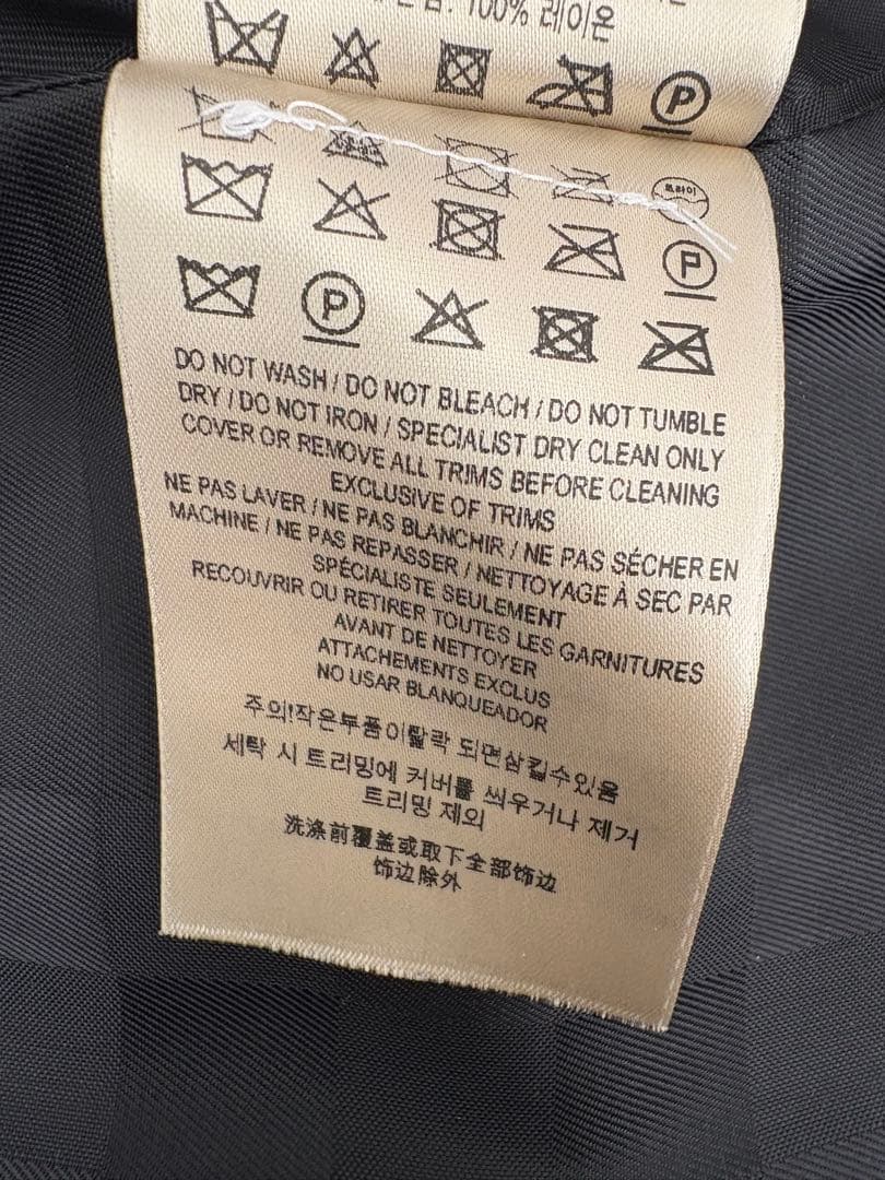 Burberry ブラック ピーコート 38サイズ　レディース超美品