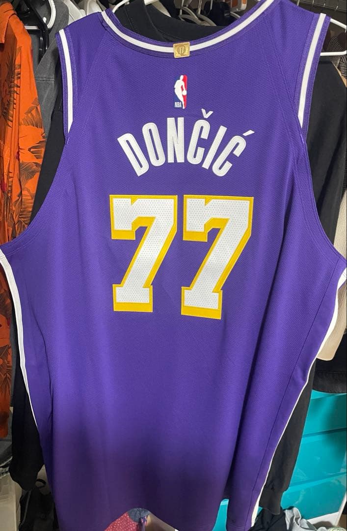 【現地購入刺繍・ワッペン付】ルカドンチッチLosAngeles Lakers