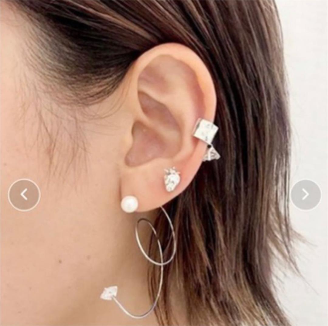 みゆです！2点！イーエム　新品　ピアス　セット　パール　片耳　プレゼント