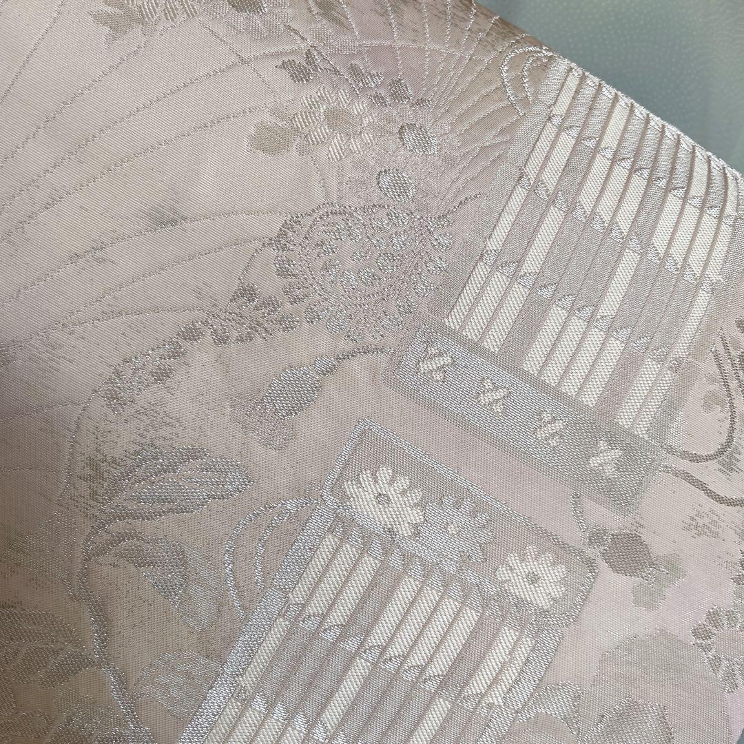 訪問着　フルセット　桜の木　手書き　手刺繍　着物　H2