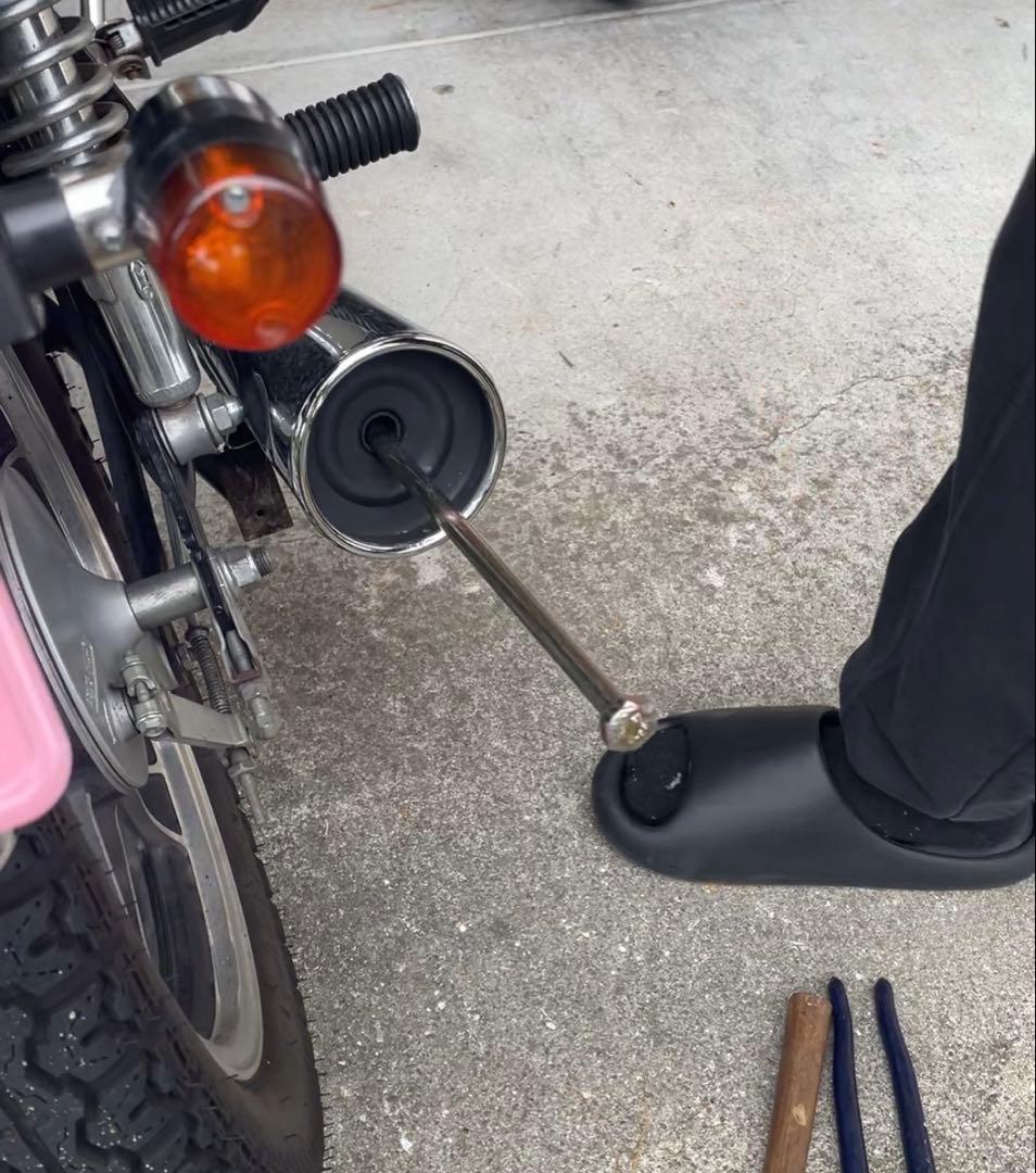 【純正】gn125マフラー