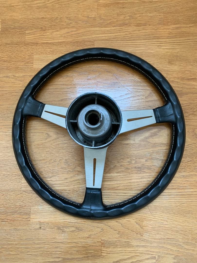 Nardi ステアリング 350mm ブラック/シルバー