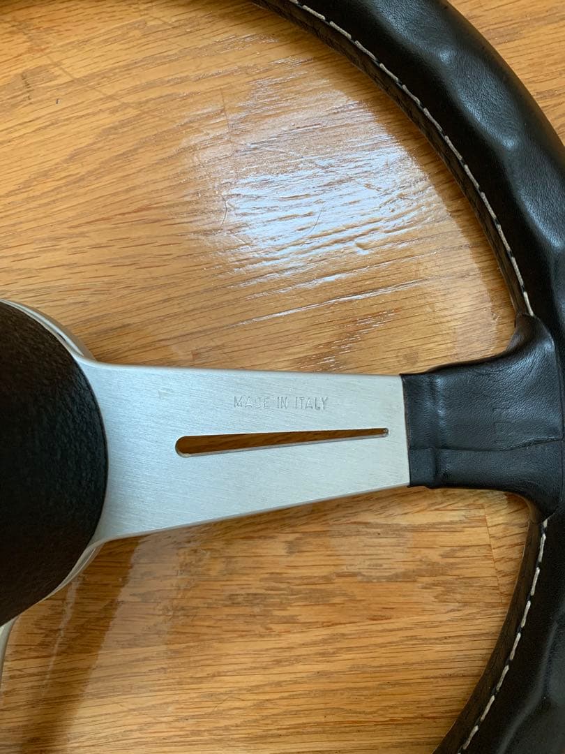 Nardi ステアリング 350mm ブラック/シルバー