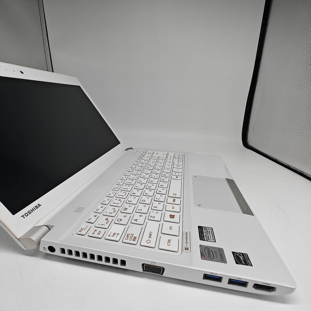 【東芝】R83 高性能i7 新品SSD256GB 16GB ホワイト ノートPC