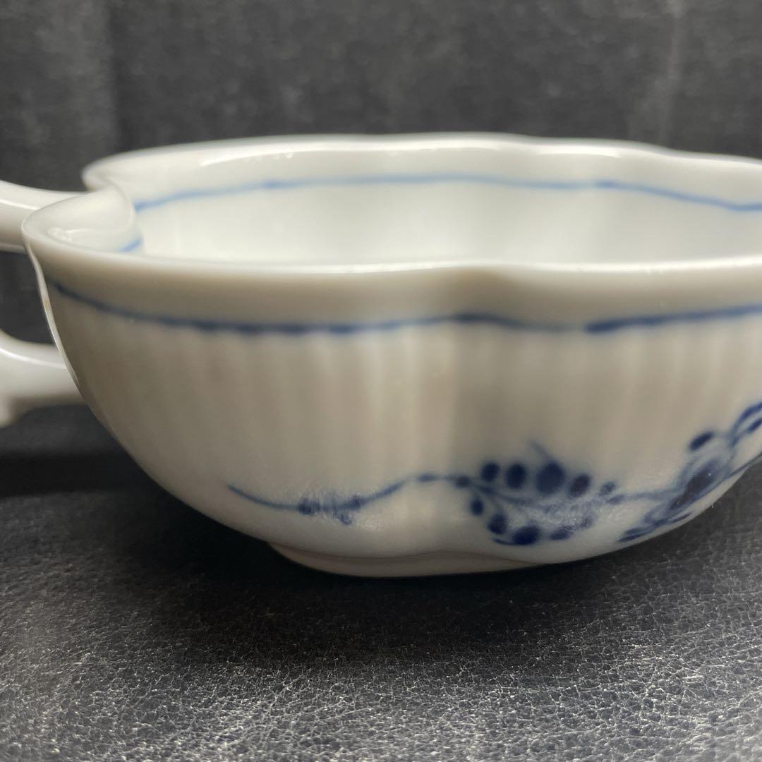 ロイヤルコペンハーゲン ブルーフルーテッド オープンシュガー