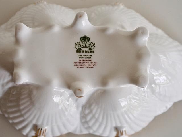 1960年代ビンテージ エインズレイ シェル型ディッシュ