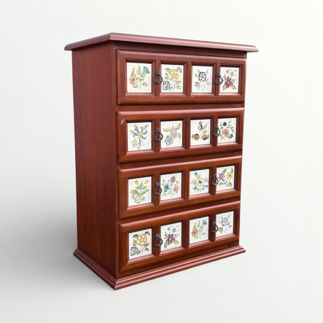 ACTUS アクタス バレンシア チェスト タイル スペイン 天然木 廃盤