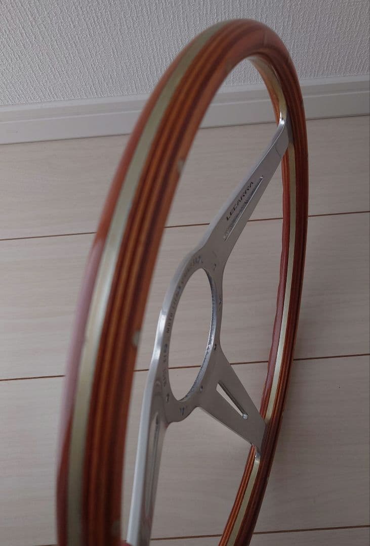 choutin LECARRA レカラ ウッドステアリング 当時物 希少