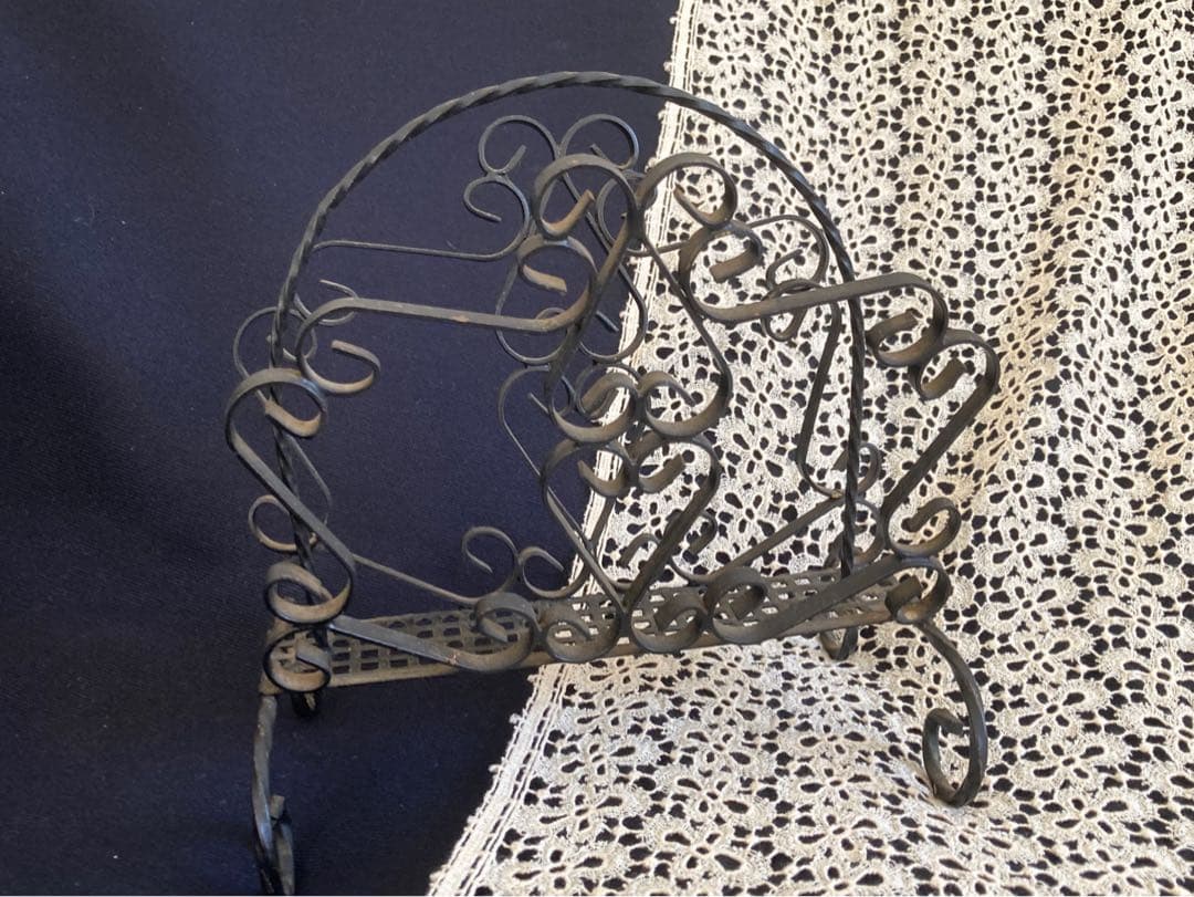 フランスアンティーク おままごと マガジンラック アイアン レターラック