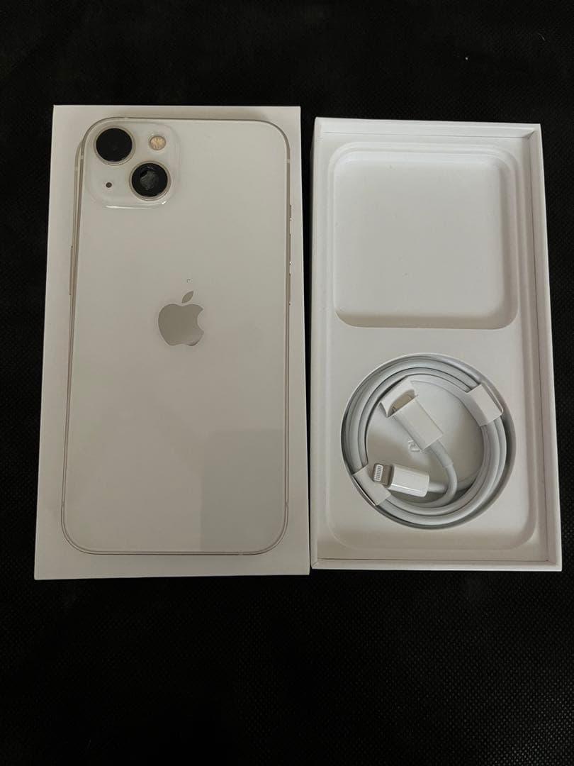 Apple iPhone 13 ホワイト 本体 + 充電ケーブル