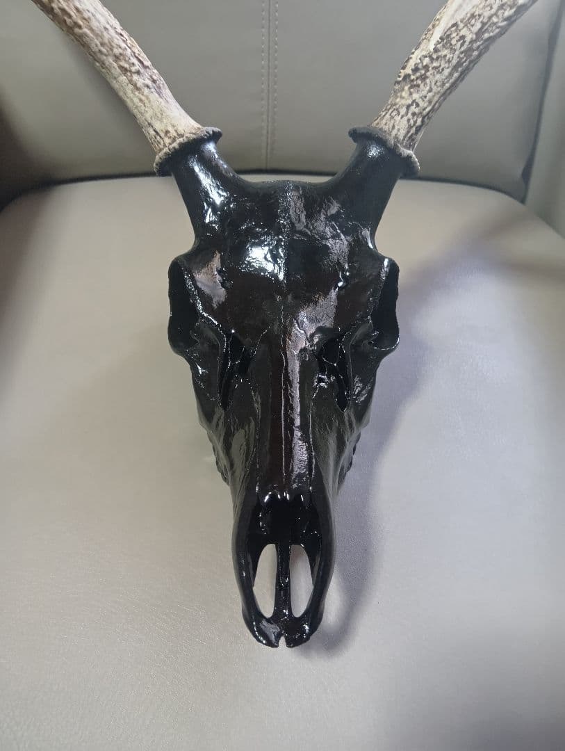 鹿の頭部置物 /ハンドメイド