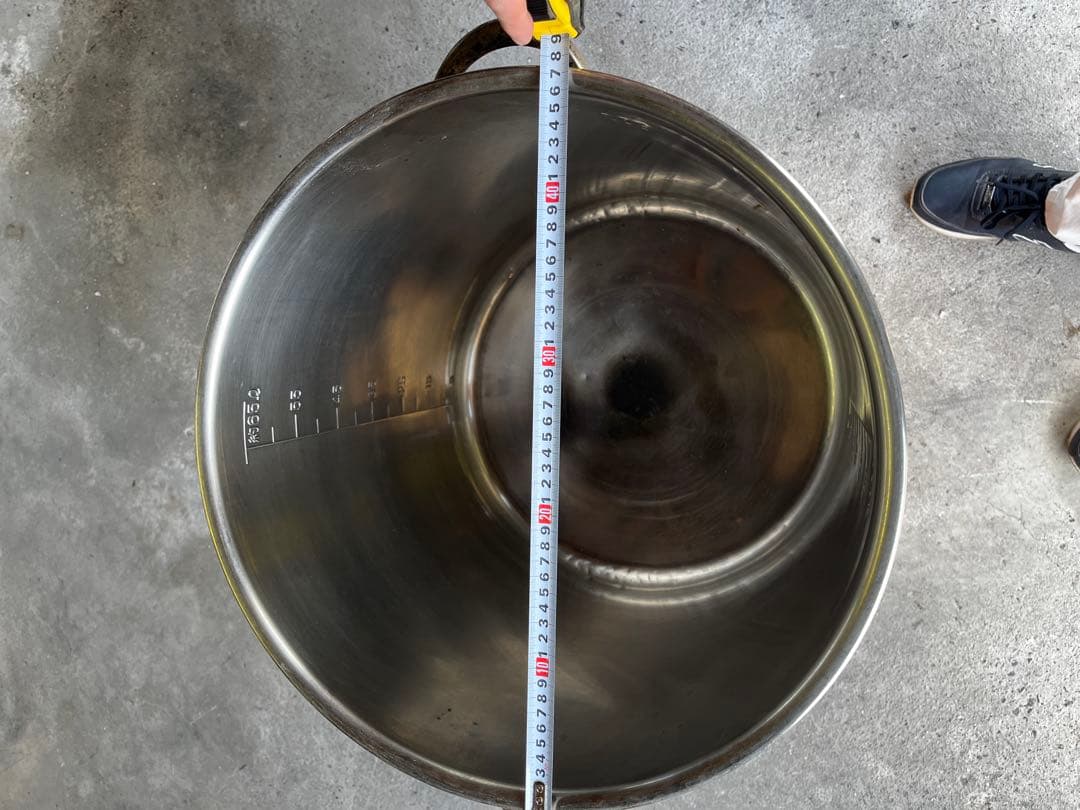 ステンレス製 寸胴鍋 約70リットル