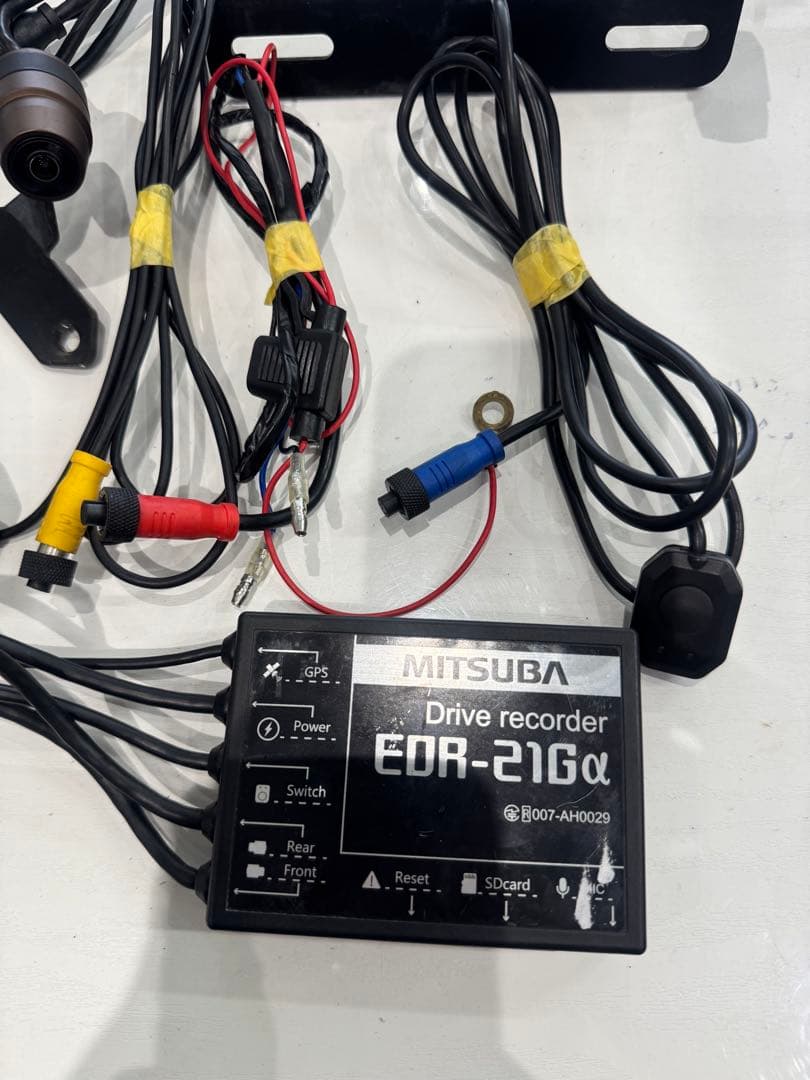 MITSUBAミツバ　バイク用ドラレコ　EDR-21Gα 前後カメラ　GPS