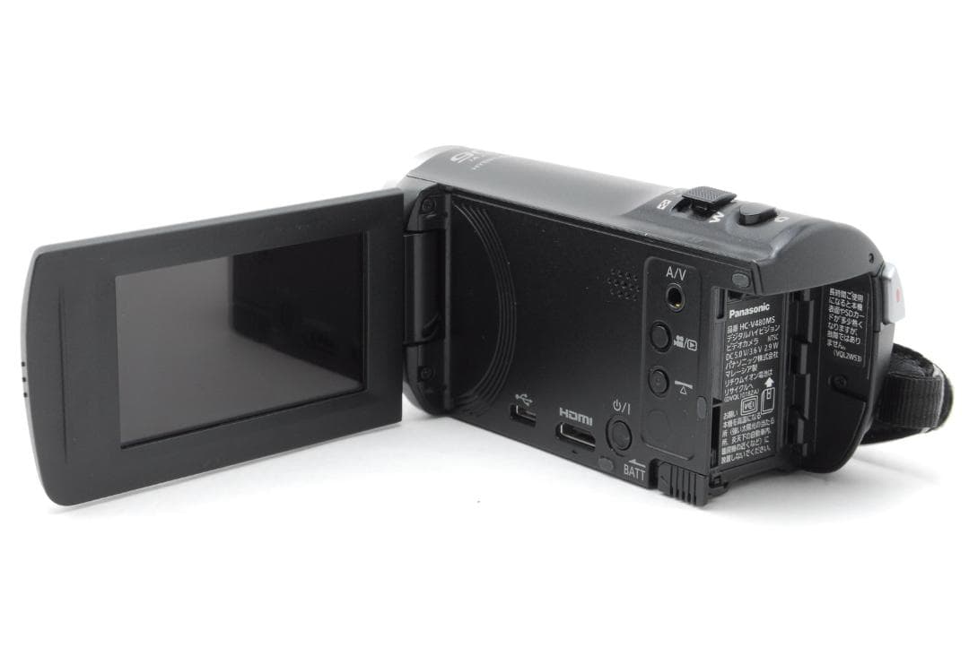 【美品 箱付き】 パナソニック Panasonic HC-V480MS ブラック