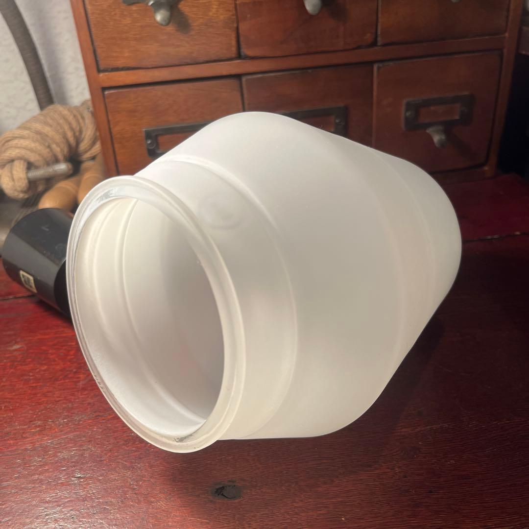 昭和レトロ　アンティーク　松下電工　ナショナル　ミルクガラス　天井照明