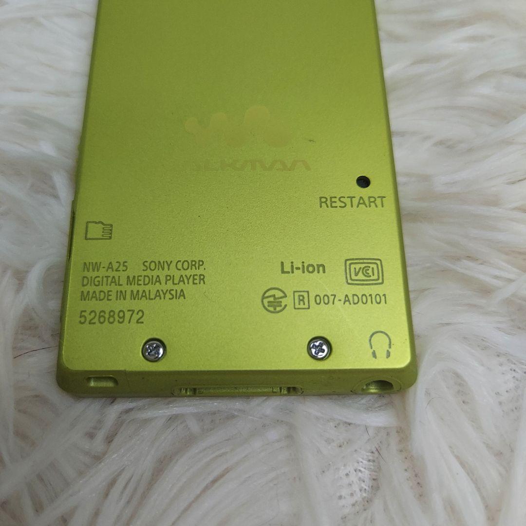 ソニー　ウォークマン　NW-A25 16GB ライムイエロー