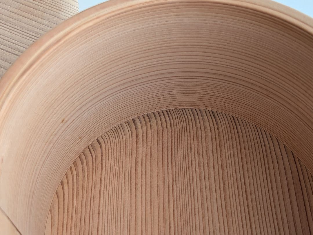 未使用　柴田慶信商店　白木おひつ　5寸　2合