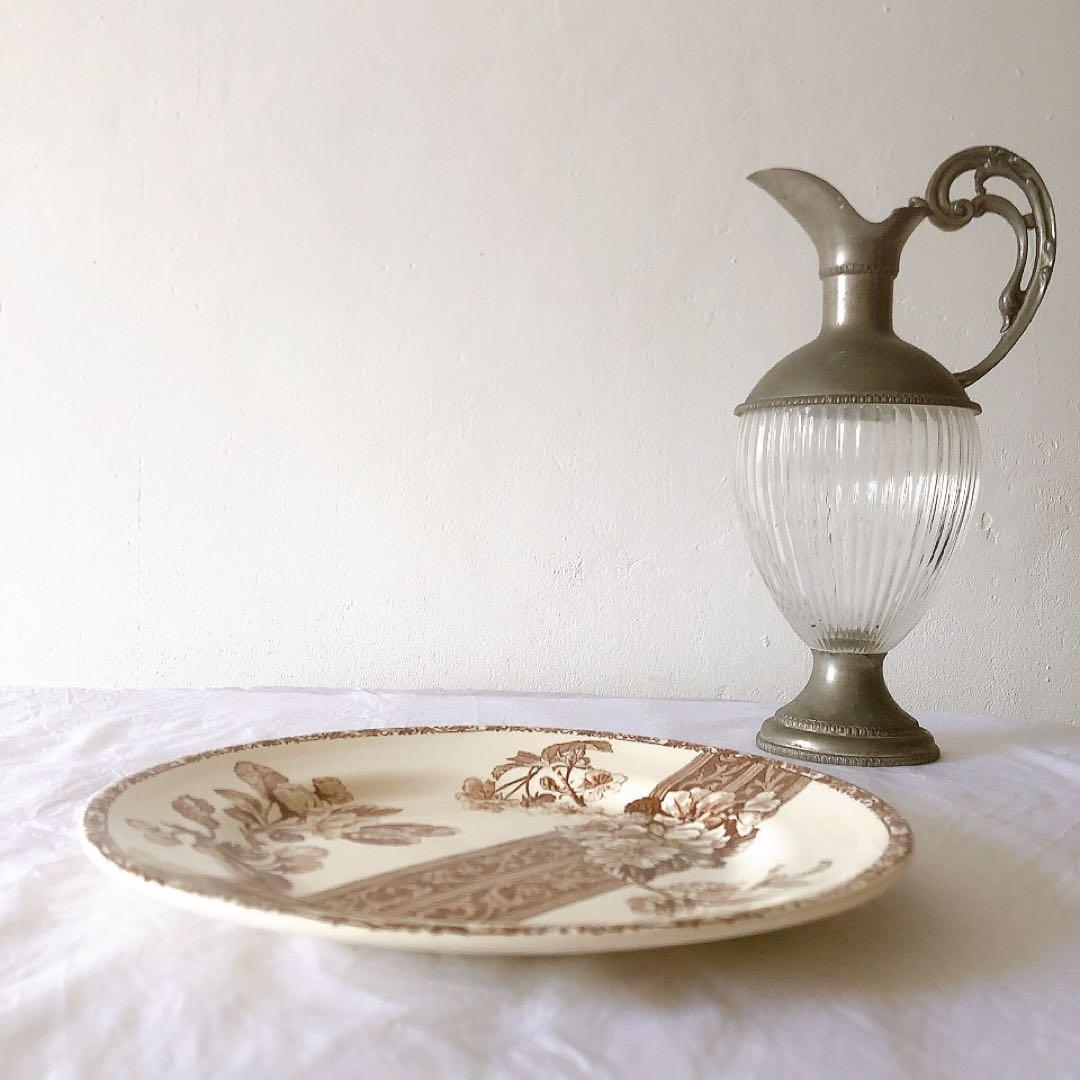 グランデポ　エミールブルジョワ　ディナープレート G フランスアンティーク食器