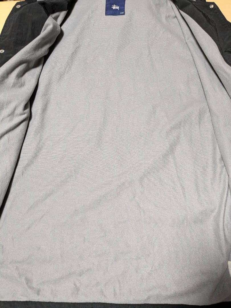 OLD STUSSY 紺タグ ナイロンジャケット ブラック