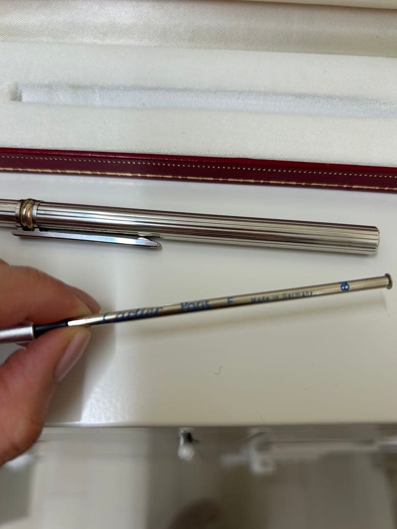 Cartier ボールペン シルバー ※インク無し