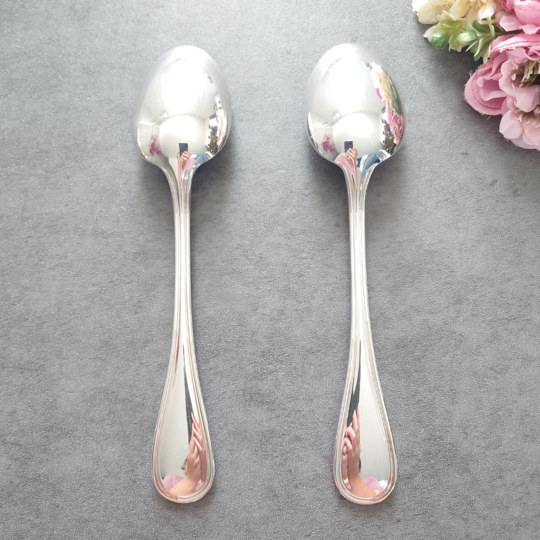 美品 クリストフル アルビ テーブルスプーン 2点