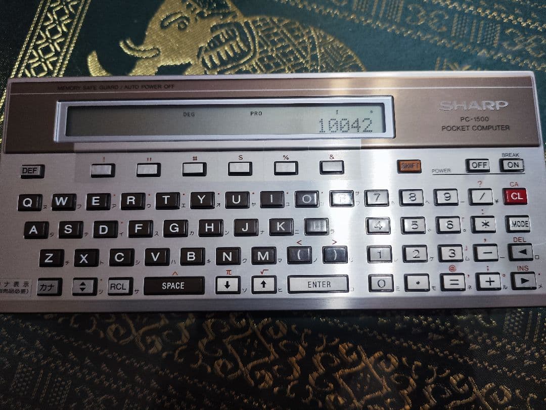 SHARP PC-1500 ポケットコンピュータ 8KB RAM増設版