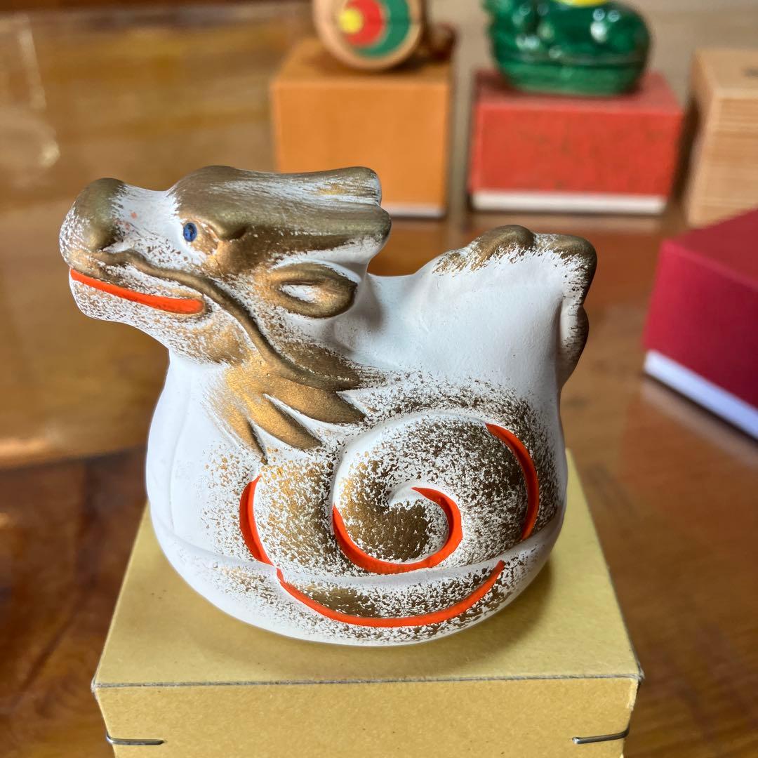 干支香合　干支12種の動物の形をした小さな器