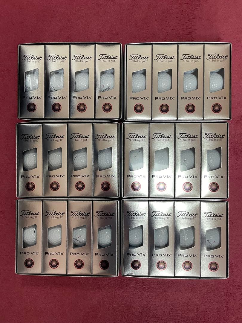 【新品】タイトリスト Pro V1x 6ダース