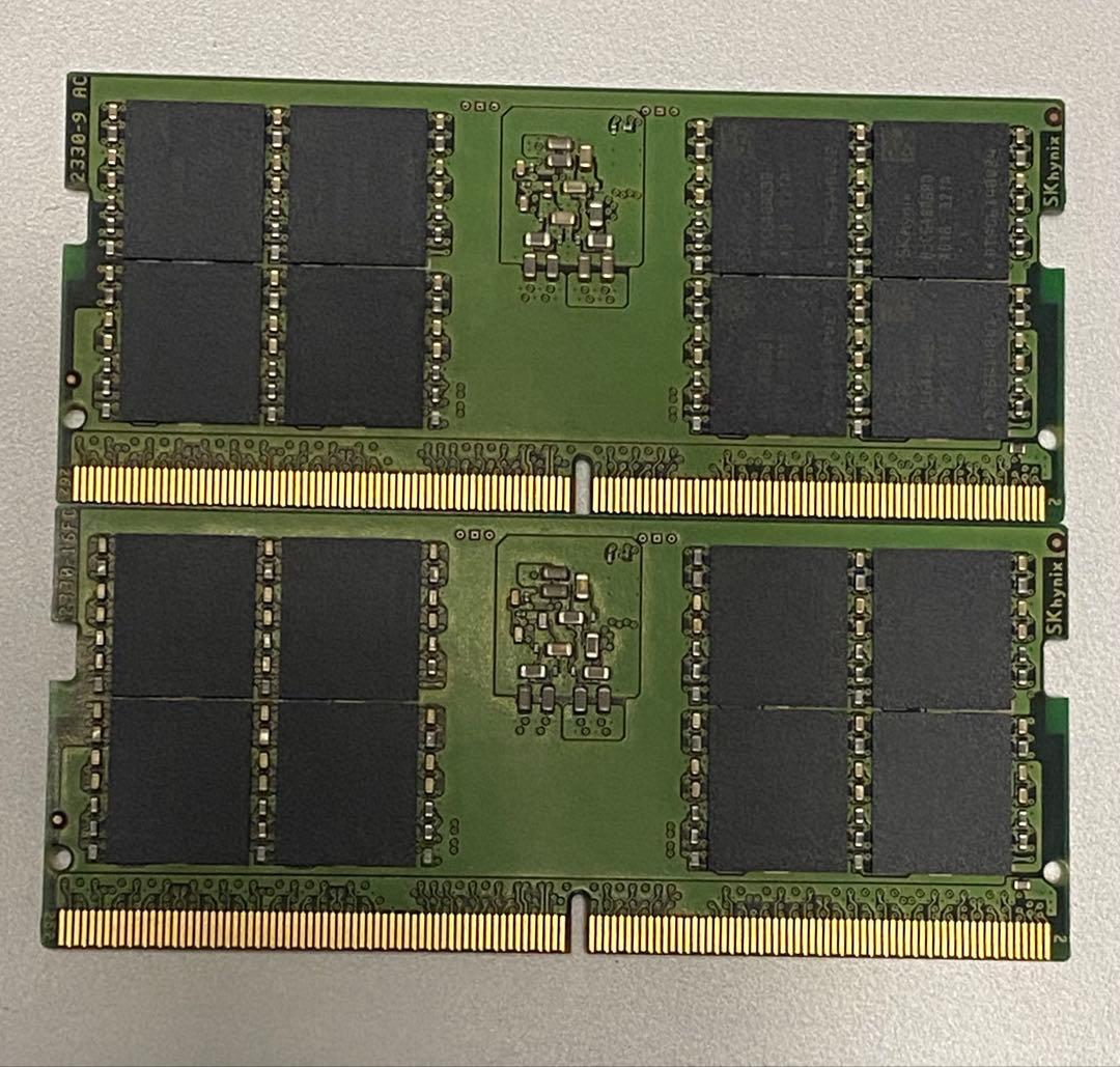 メモリー SK hynix 64GB DDR5 5600B SODIMM (32GBx2)