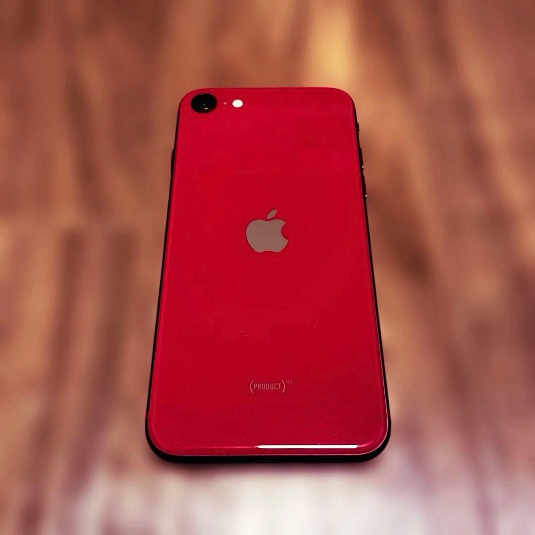 【超美品】iPhoneSE 第二世代 64GB レッド SIMフリー