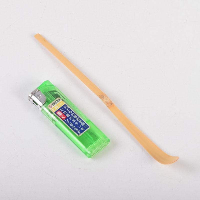 茶道具　茶杓師　影林宗篤作　茶杓　前大徳　福本積應書付　共筒共箱　V　8760