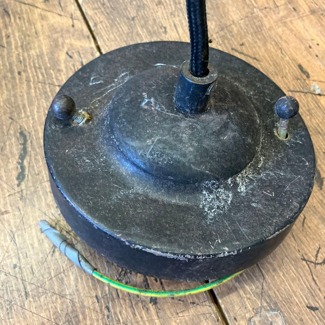 アンティーク インダストリアル 工業風ペンダントライト アイアンフレーム 古道具