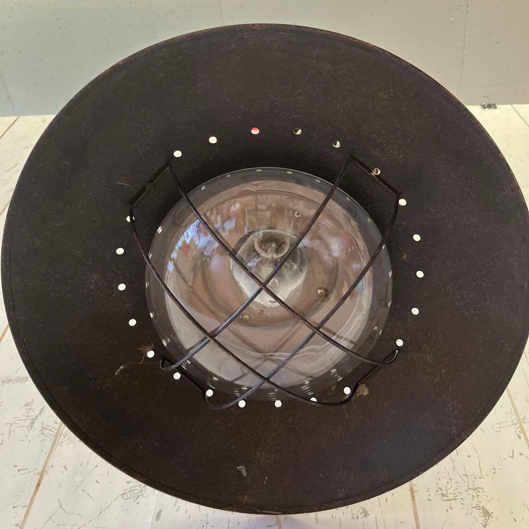 アンティーク インダストリアル 工業風ペンダントライト アイアンフレーム 古道具