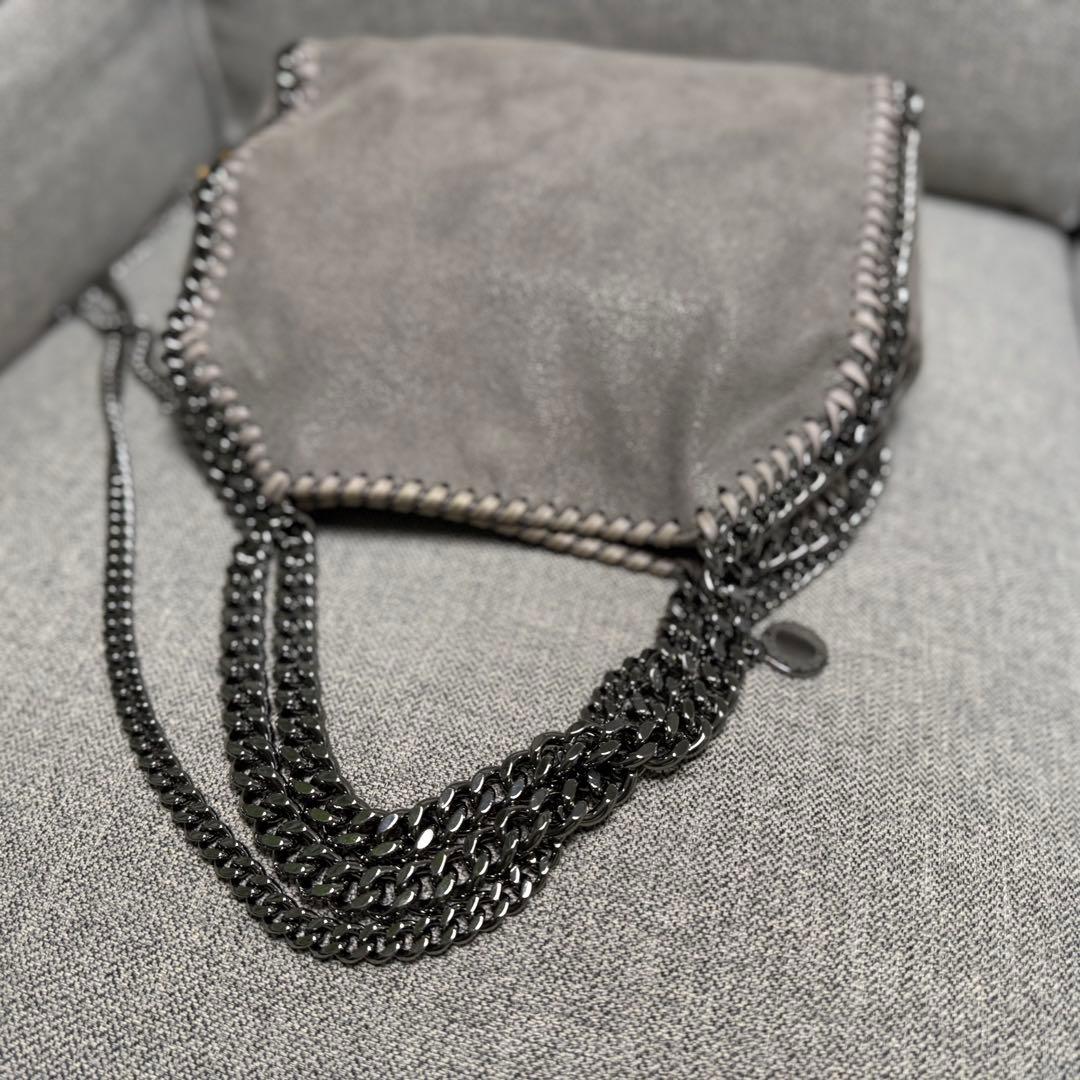 ステラ マッカートニー ファラベラ ミニ トートバッグ ライトグレー