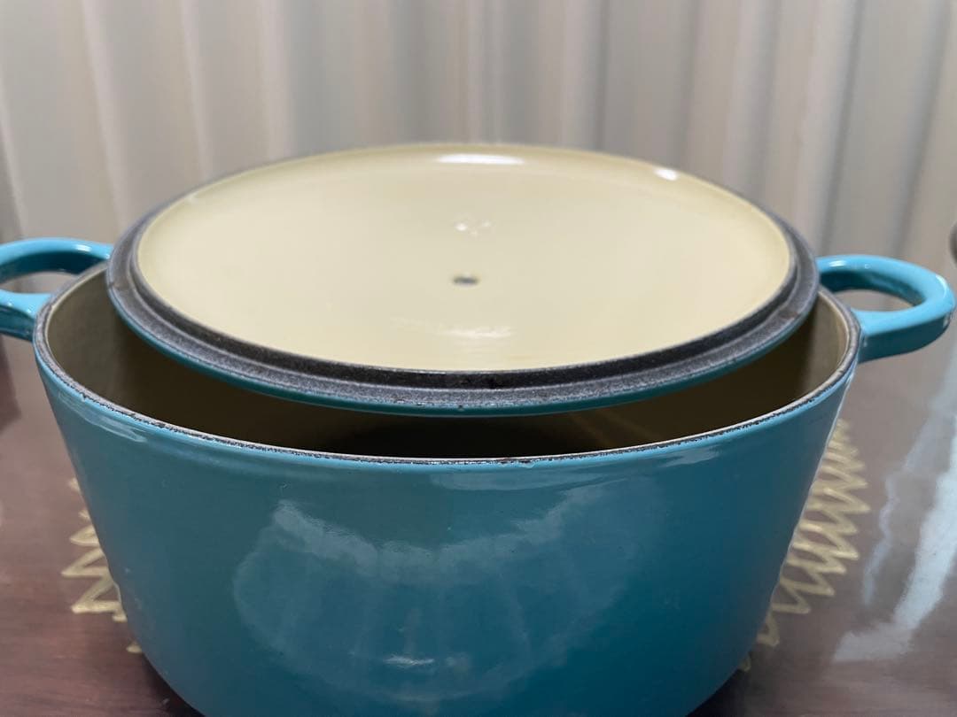 Le Creuset ルクルーゼ 両手鍋 24cm カリビアンブルー