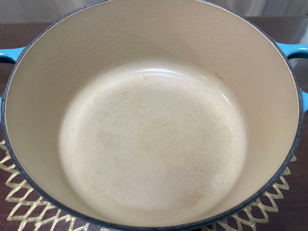 Le Creuset ルクルーゼ 両手鍋 24cm カリビアンブルー