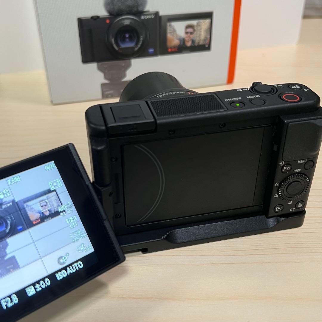 小豆SONY ZV-1 ベースブラケット、予備パッテリー付き