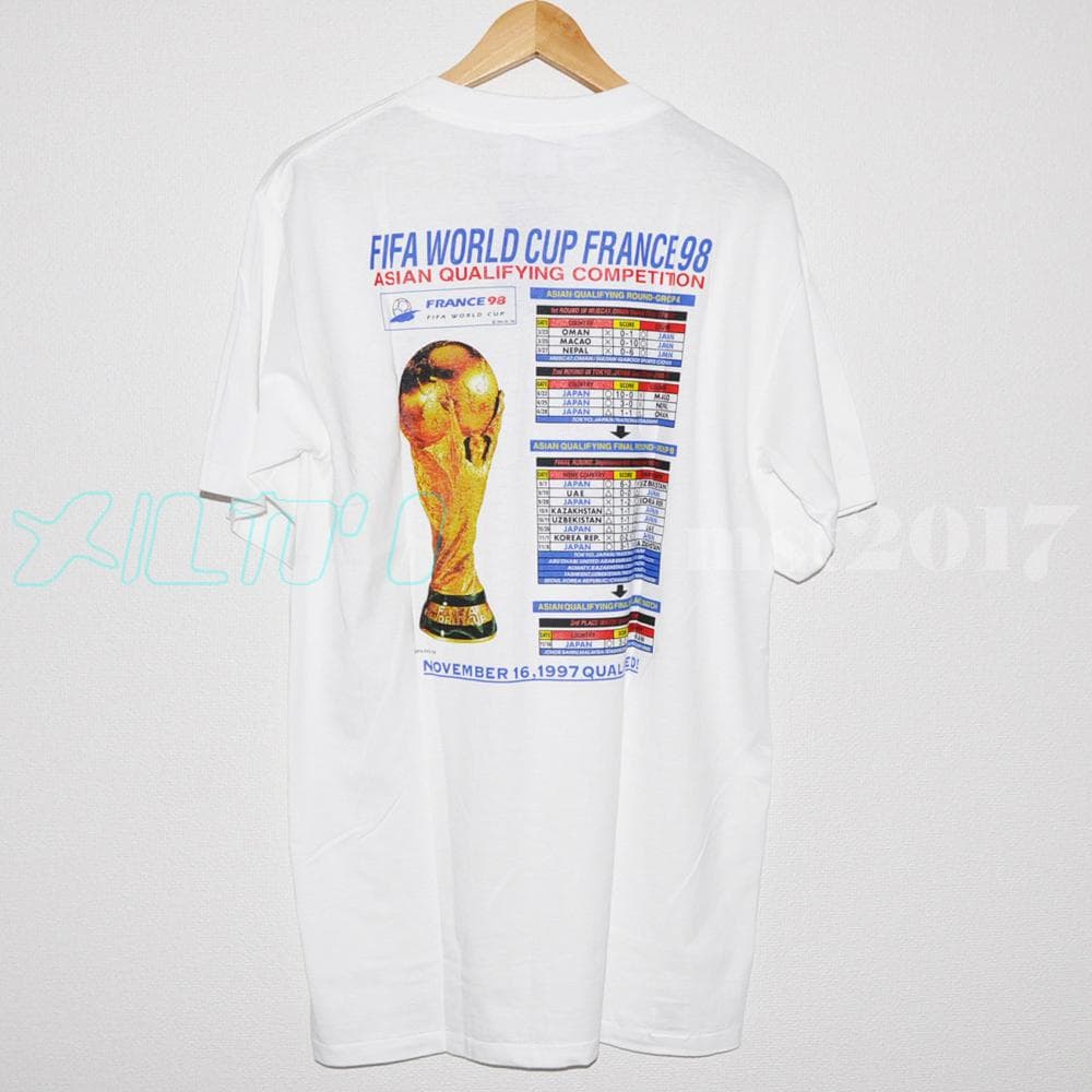 【ヴィンテージ 古着】JFA サッカー 日本代表 ジョホールバルの歓喜 Tシャツ