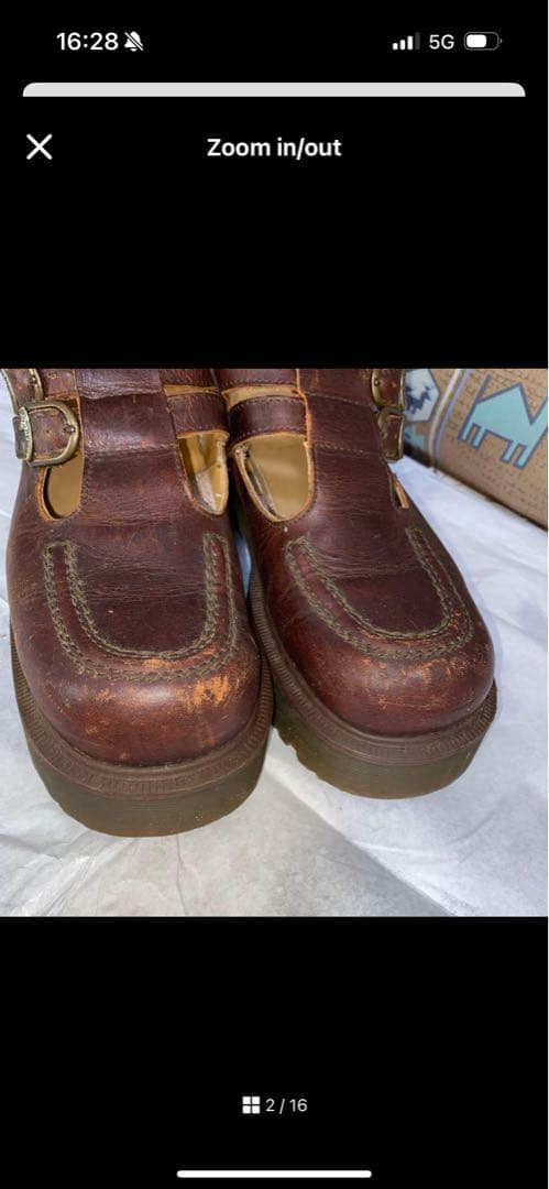 イングランド製 Dr.Martens メリージェーン UK6 25cm ブラウン