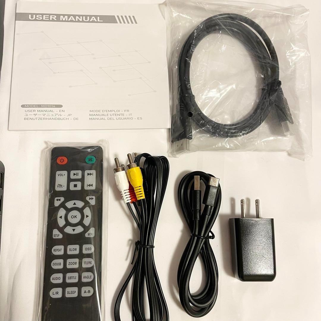 ミニ DVD プレーヤー HDMI 全リージョンフリー 1080P HD 小型