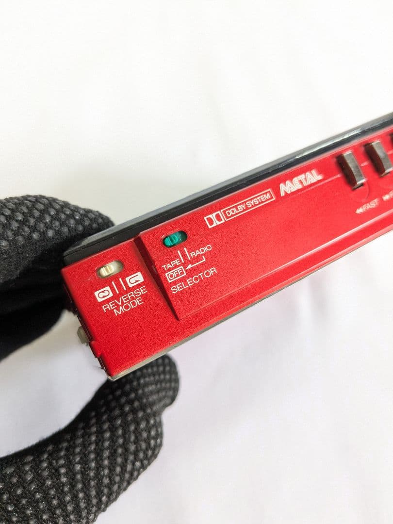 【ジャンク品】 ナショナル ポータブルカセットプレーヤー RX-SA200