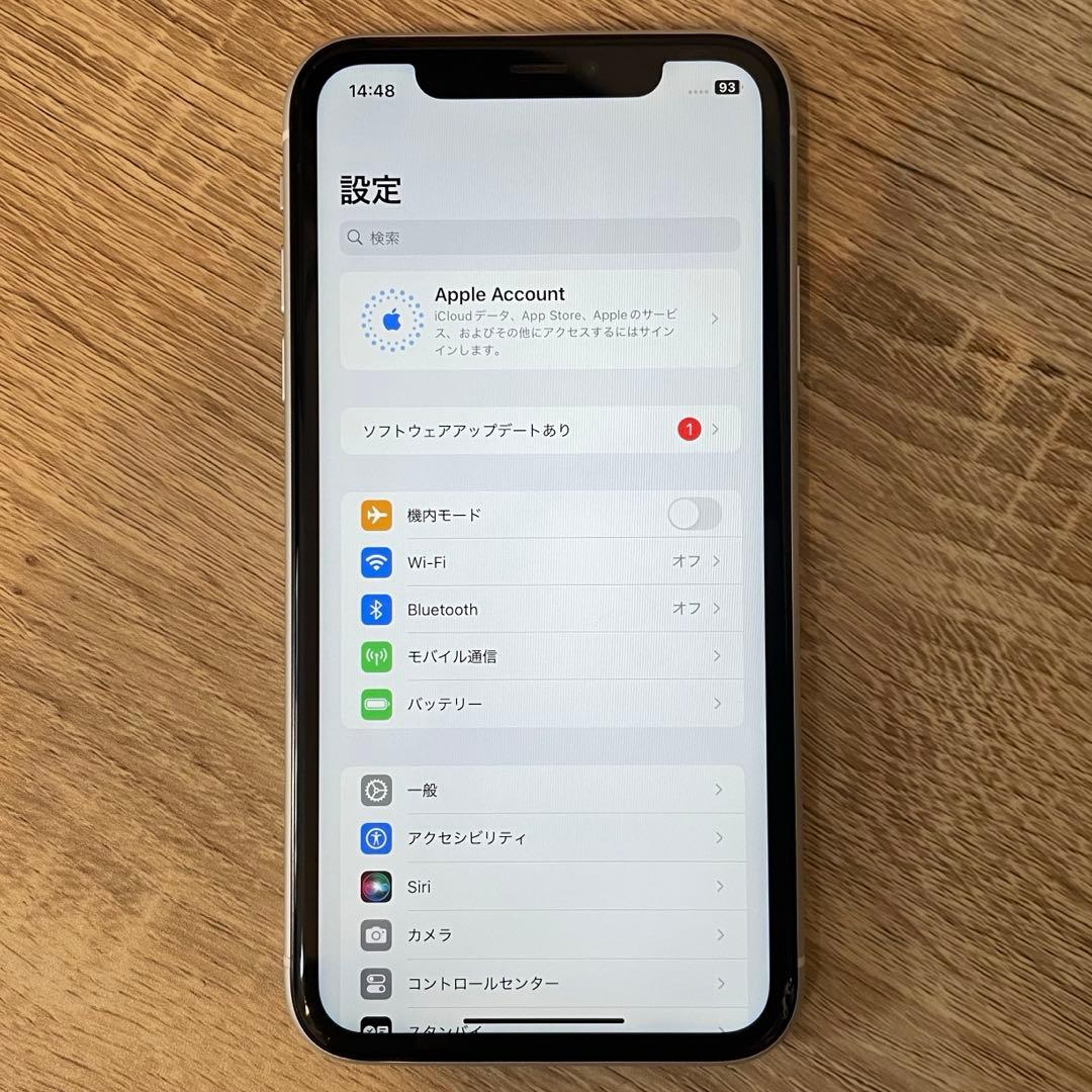 iPhone XR ホワイト 64GB SIMフリー