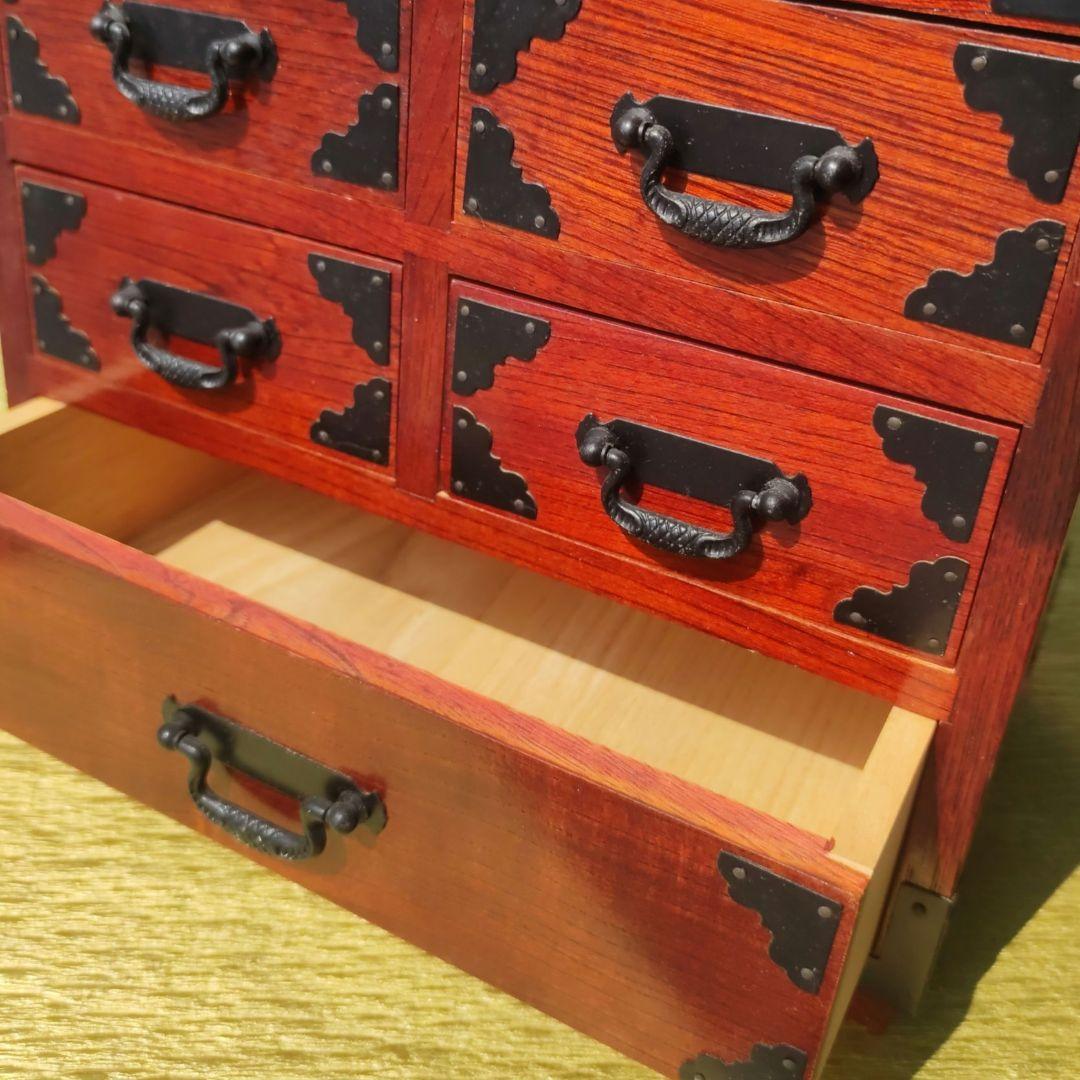 木製小物入れ【引出し5つ】