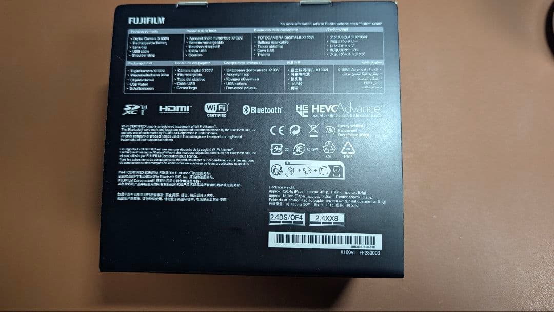 Fujifilm X100VI デジタルカメラ 本体　多言語モデル