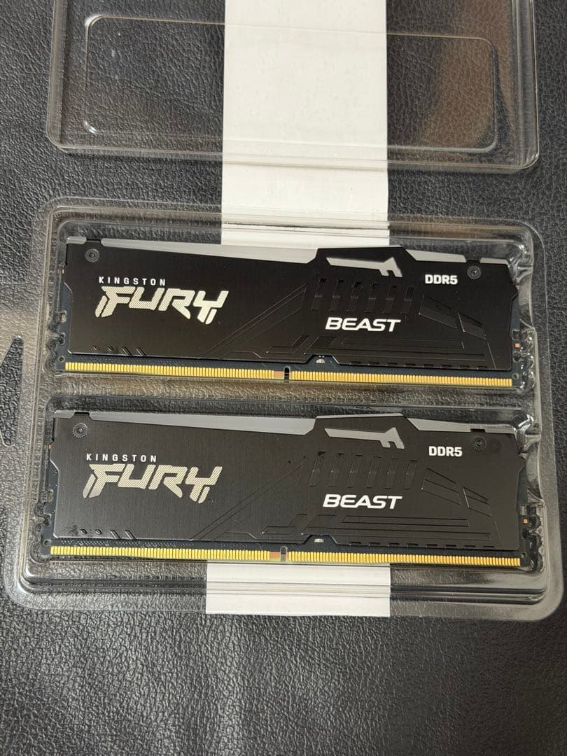 KINGSTON FURY BEAST DDR5 メモリー 8gb 2枚セット