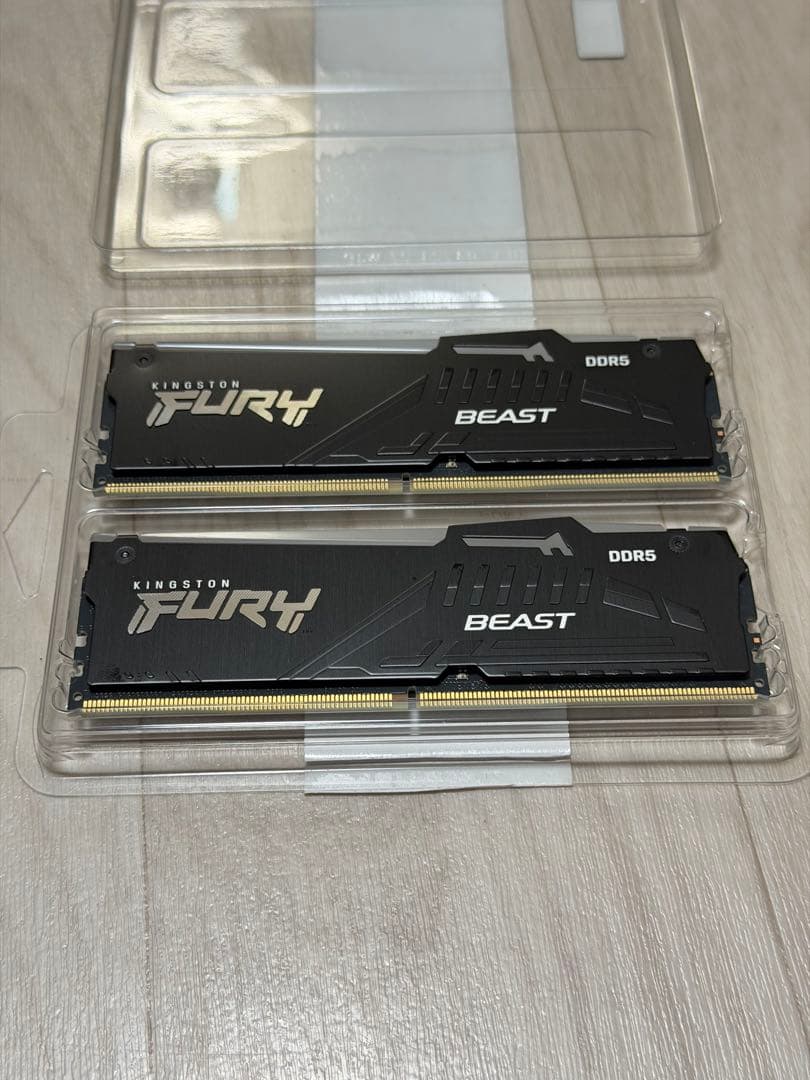 KINGSTON FURY BEAST DDR5 メモリー 8gb 2枚セット