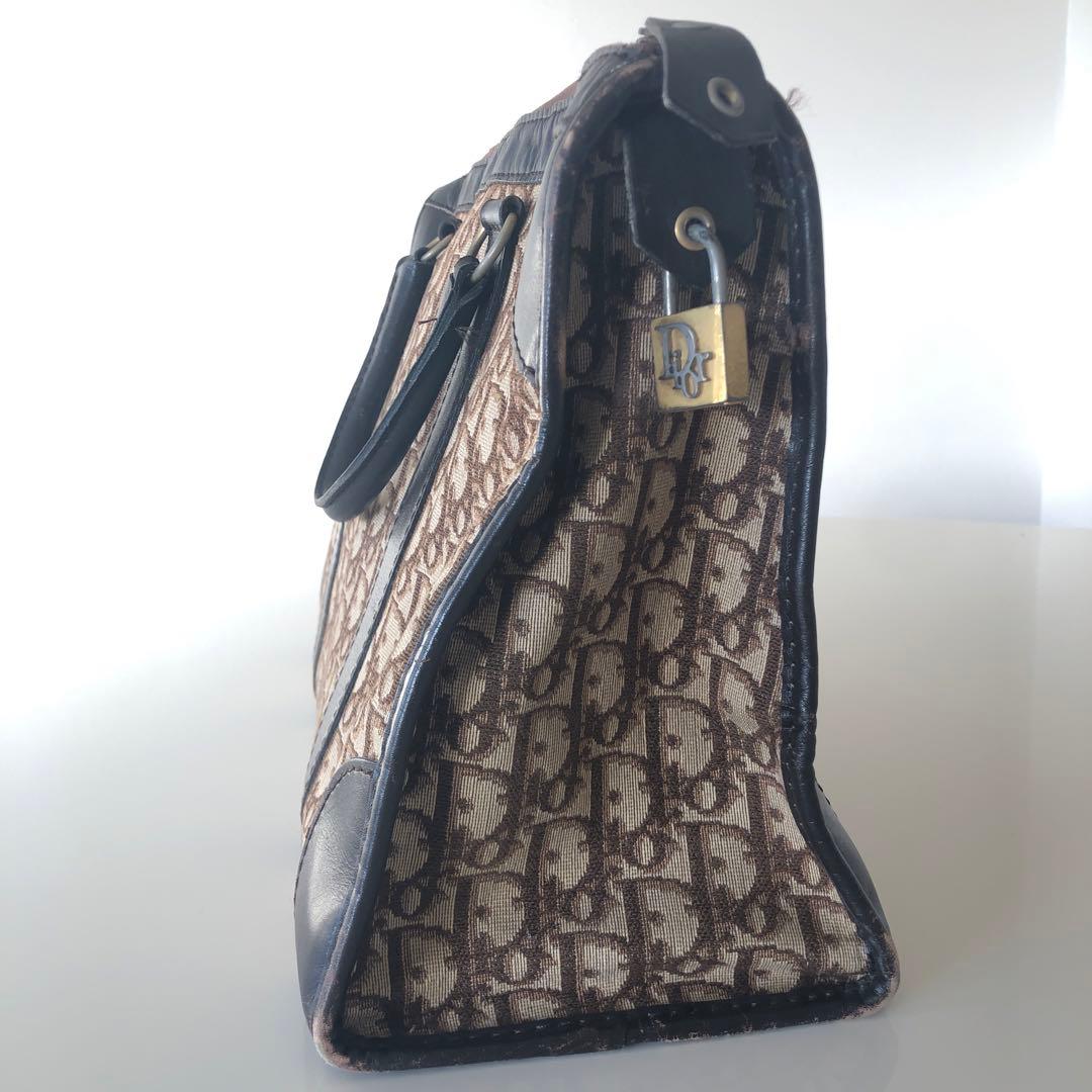 値下げします！Dior トートバッグ キャンバス レザー ブラウン