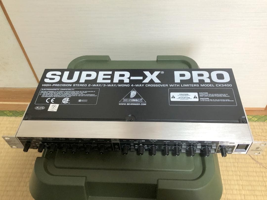 【完動品】Behringer CX3400 ベリンガー　チャンネルデバイダー