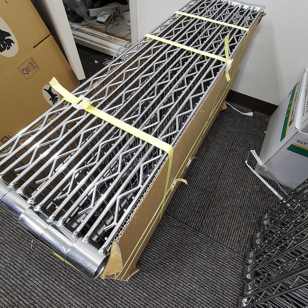 幅90cm　スチールラック 5段 シルバー 値引き交渉可