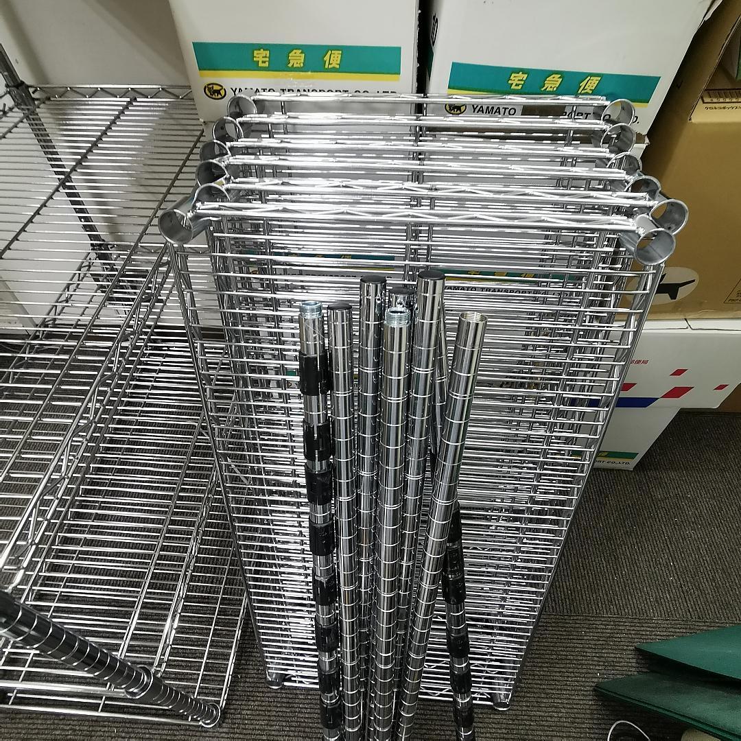 幅90cm　スチールラック 5段 シルバー 値引き交渉可